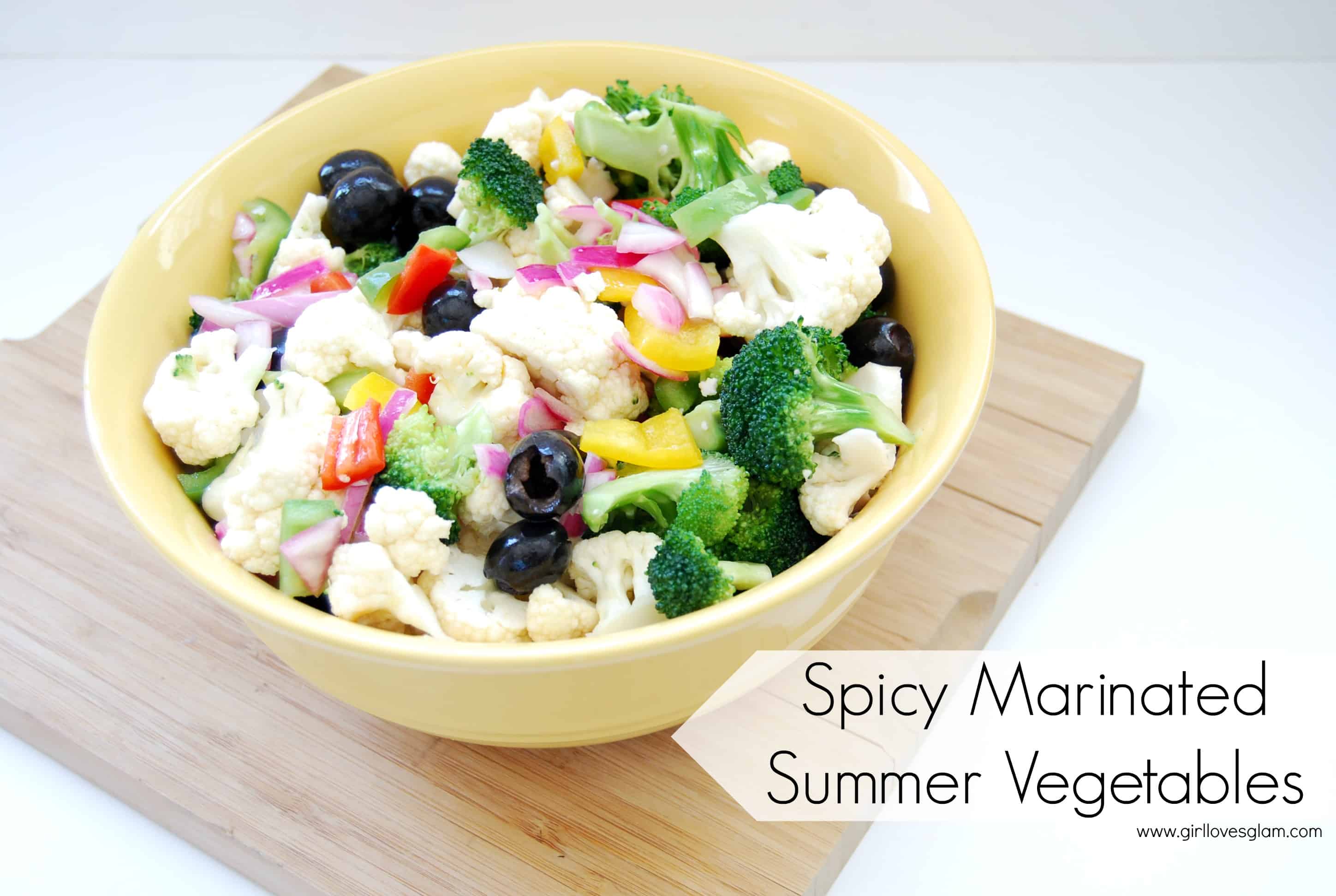 Spicy Marinated Summer Vegetables ⋆ Sweet Cs Designs