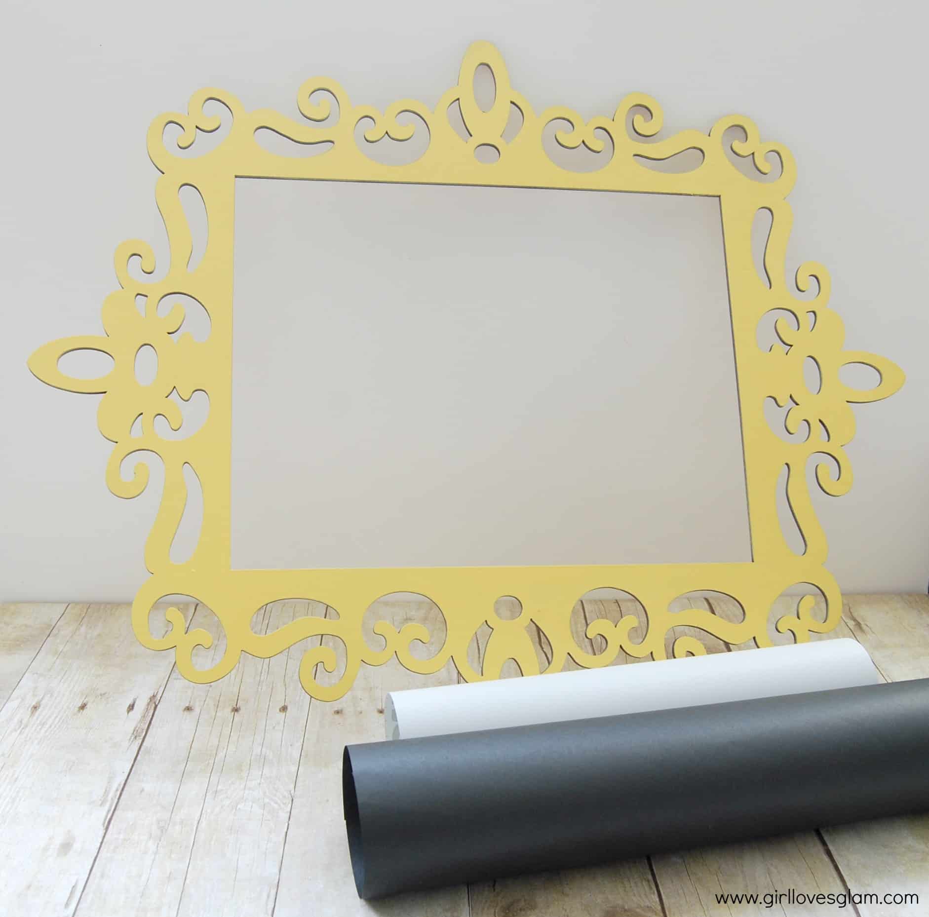 Curvy Frame DIY Faux Chalkboard Art