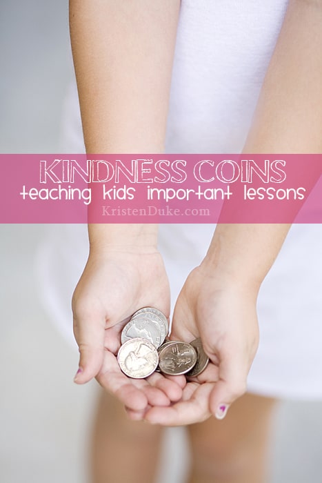 Kindness Coins: Teaching kids important lessons