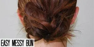 Easy Messy Bun