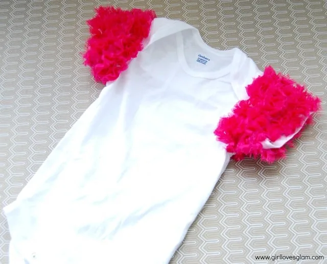 Make a ruffle sleeved onesie or shirt