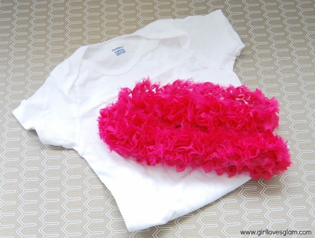Ruffle sleeve onesie supplies on www.girllovesglam.com