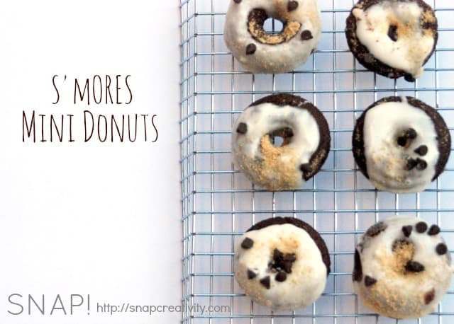 S’mores Mini Donuts: Summer Fun Series