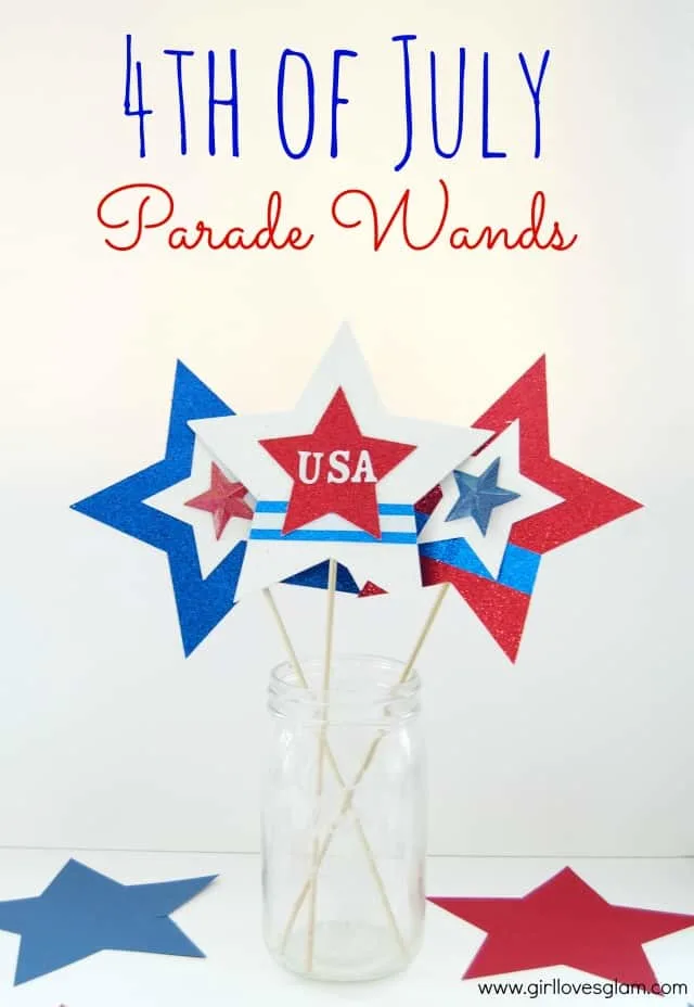 4th of July parade wands from www.girllovesglam.com #DIY #tutorial #4thofjuly