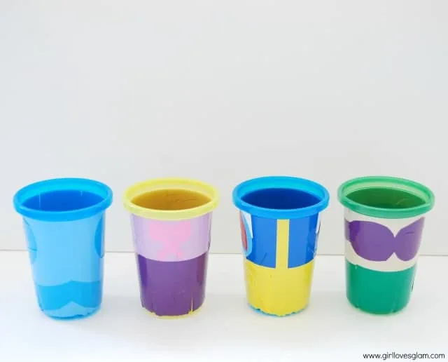 DIY Disney Princess Cups on www.girllovesglam.com #craft #tutorial #disney