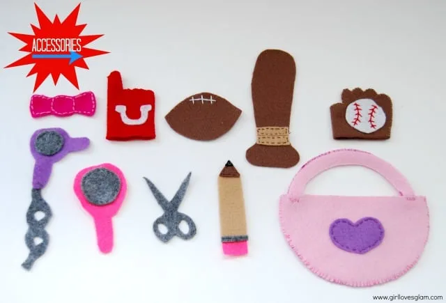 DIY Mr. and Mrs. Potato Head accessories on www.girllovesglam.com #diy #tutorial #felt #toy