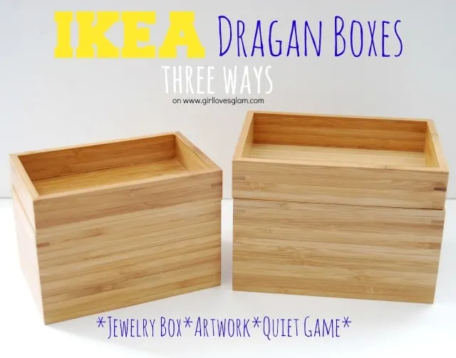 Ikea Dragan Boxes Three Ways