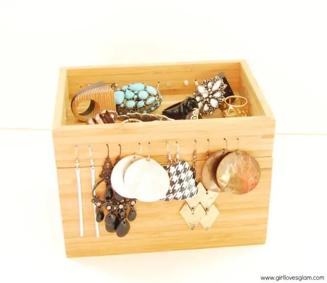 Ikea Wooden Jewelry Box Tutorial