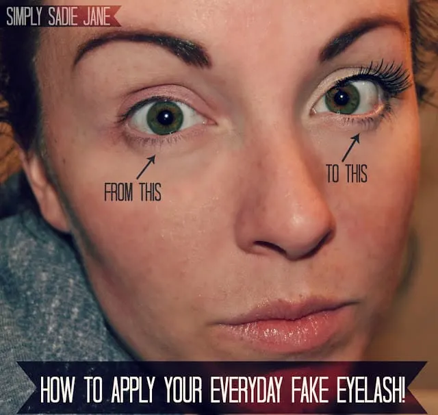 How to Apply Everyday Fake Eyelashes #false #makeup #tutorial