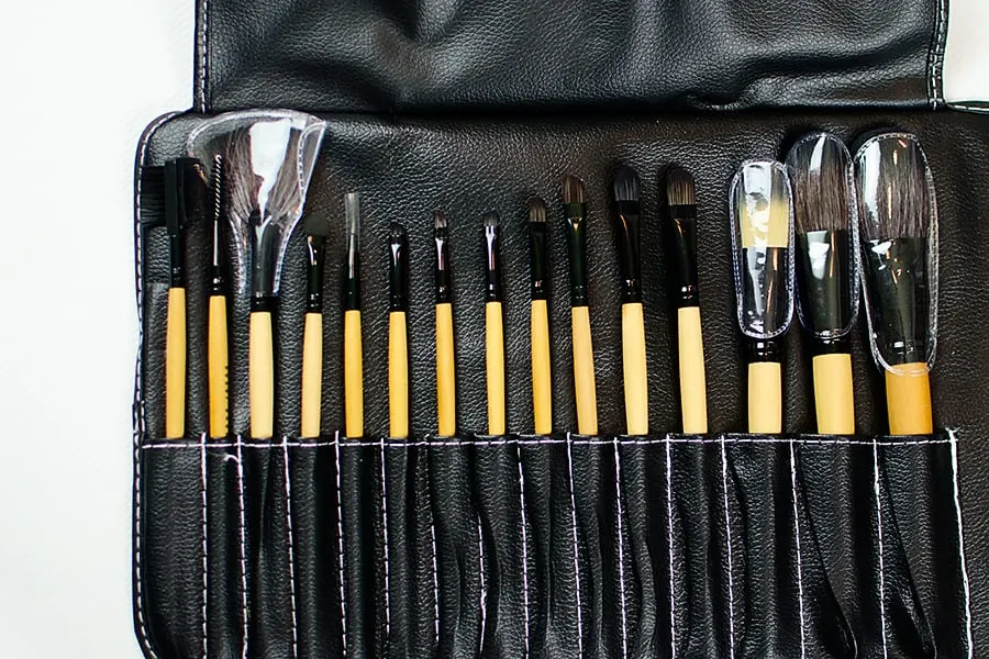 15 piece makeup brush set
