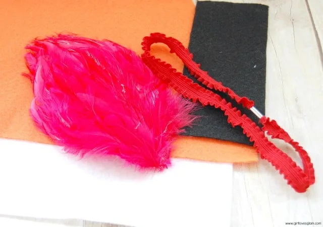 Elmo Headband Supplies