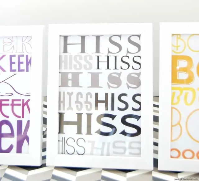 Hiss Free Printable #decor #halloween