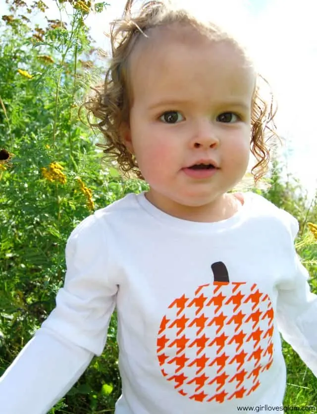 Houndstooth Pumpkin Shirt Tutorial