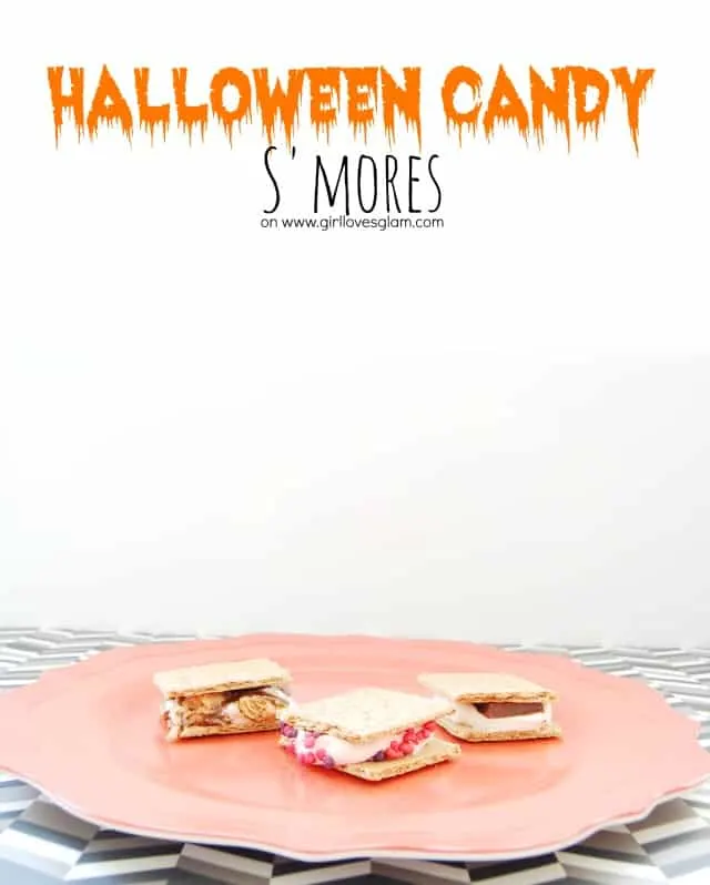 Halloween Candy S'mores on www.girllovesglam.com #shop