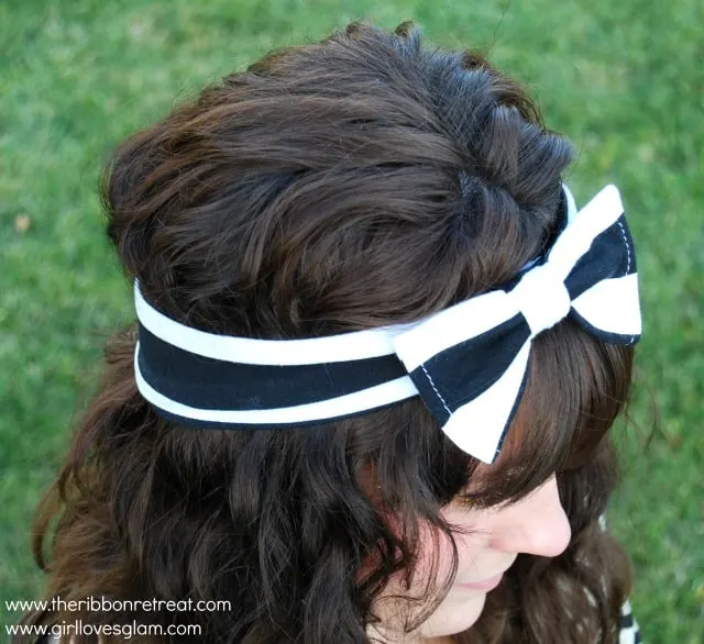 Big Bow Head Wrap