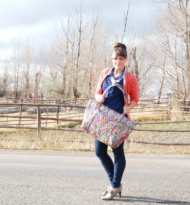 What I Wore: Vera Bradley Winter Collection #vbwishlist