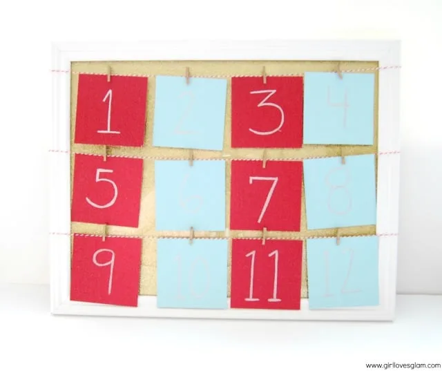 DIY Instagram Christmas Advent Calendar
