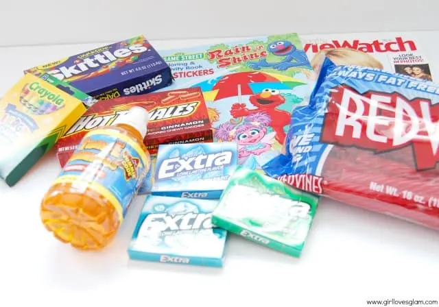 Holiday Travel Survival Kit Contents with Wrigley Gum #shop
