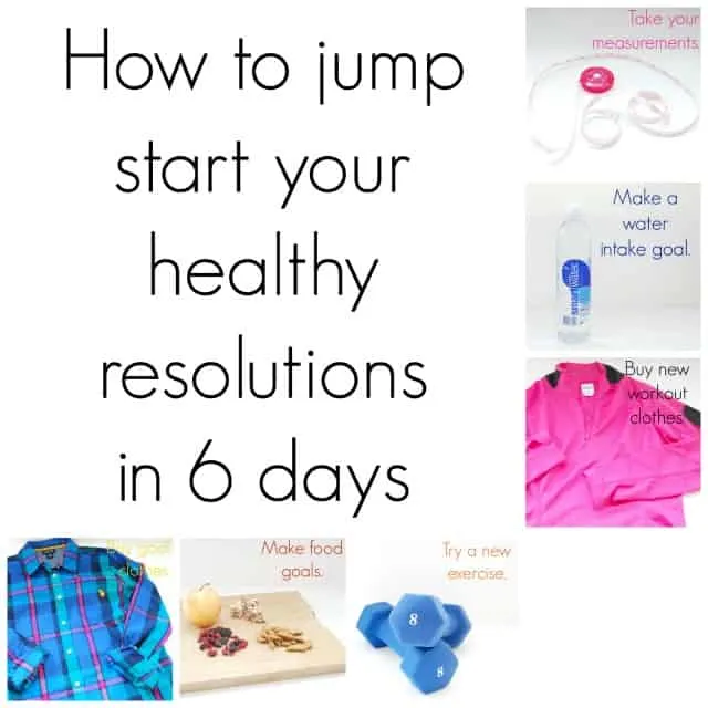 How to jump start your healthy resolutions in 6 days #shop
