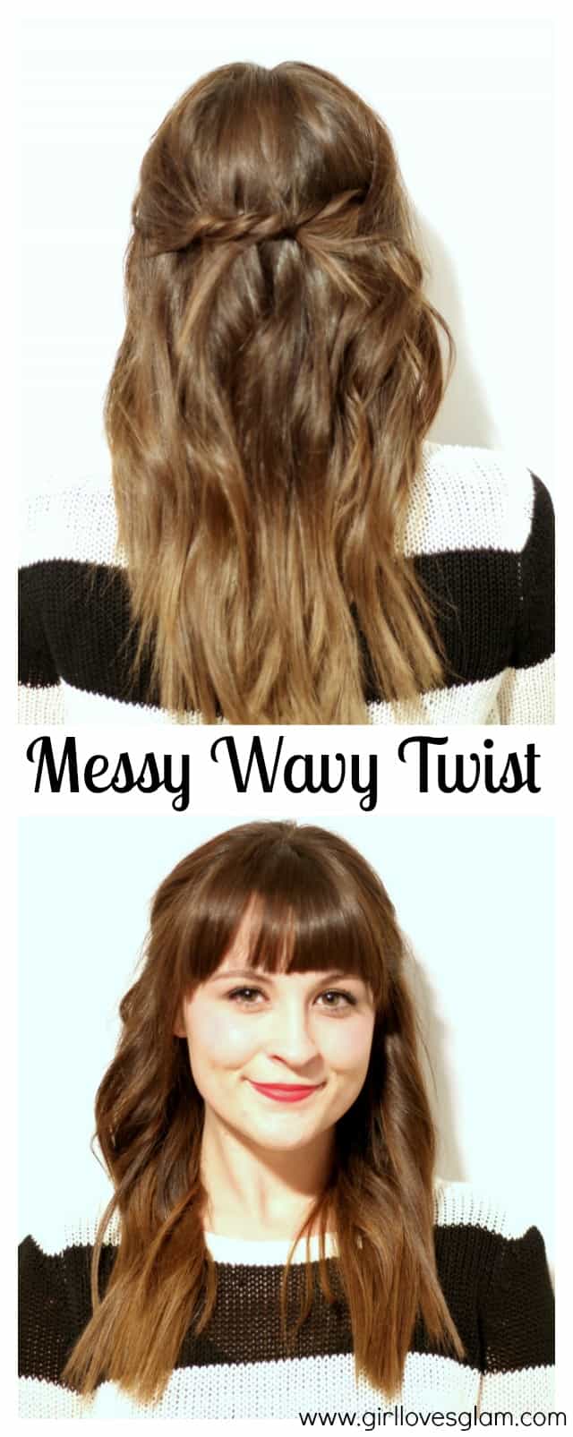 Messy Wavy Twist Hairstyle and Giveaway!
