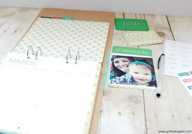 Scrapbook calendar