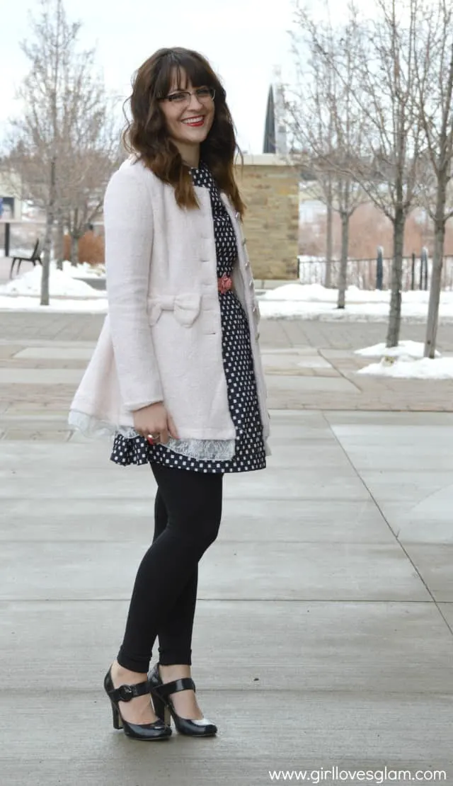 Vintage Inspired Flirty Winter Look