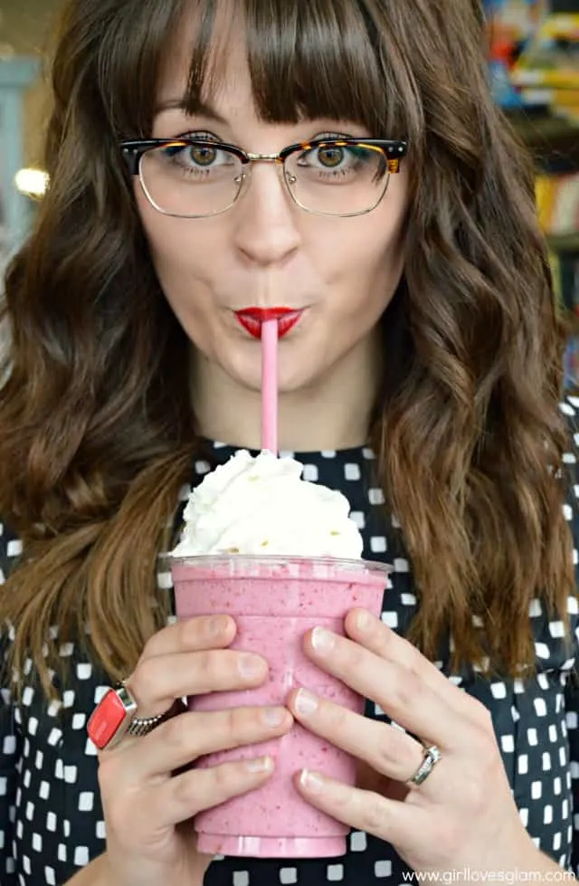 Vintage Inspired Photo Shoot Love at First Bite Raspberry Drink