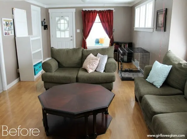 Living Room Before Makeover