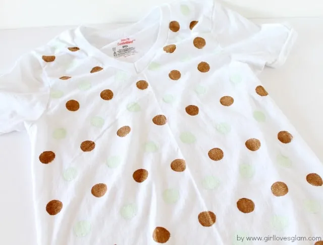 DIY Polka Dot Shirt Tutorial
