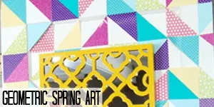 Geometric Spring Art