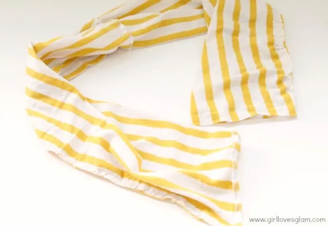 how to sew an infinity scarf from tshirt