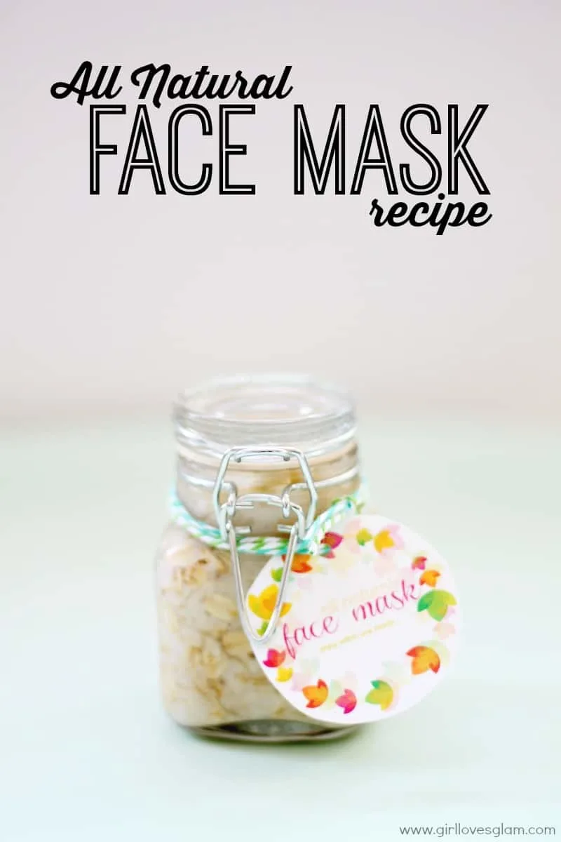 Homemade All Natural Face Mask Recipe on www.girllovesglam.com