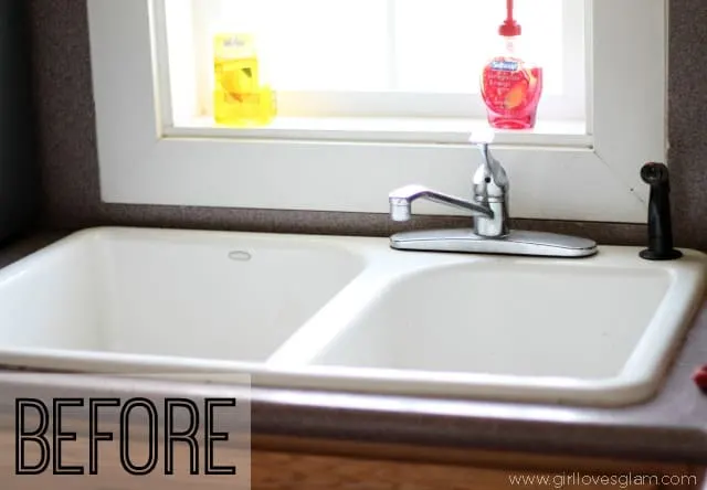 My kitchen sink before a makeover