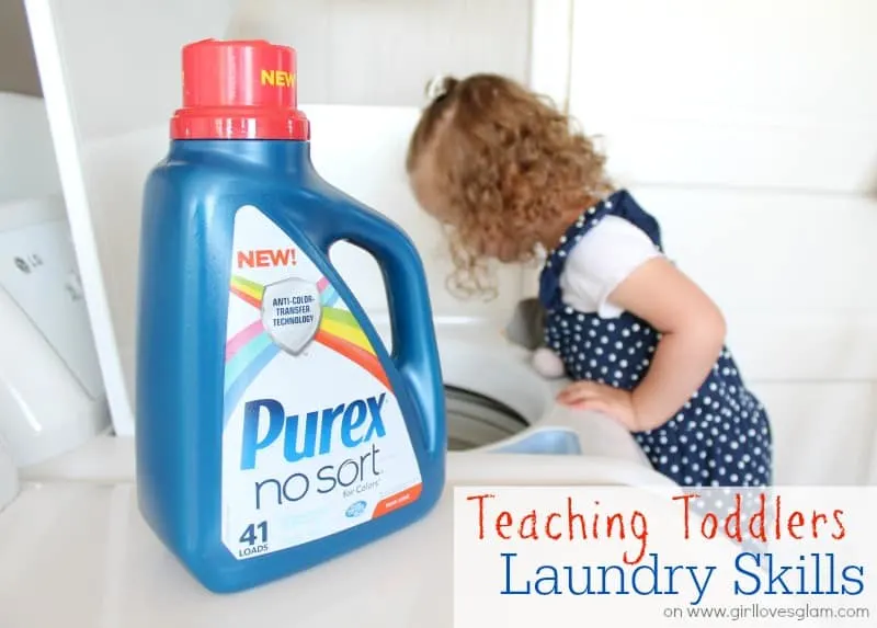 Teaching Toddlers Laundry Skills