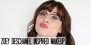 Zoey Deschanel Inspired Makeup