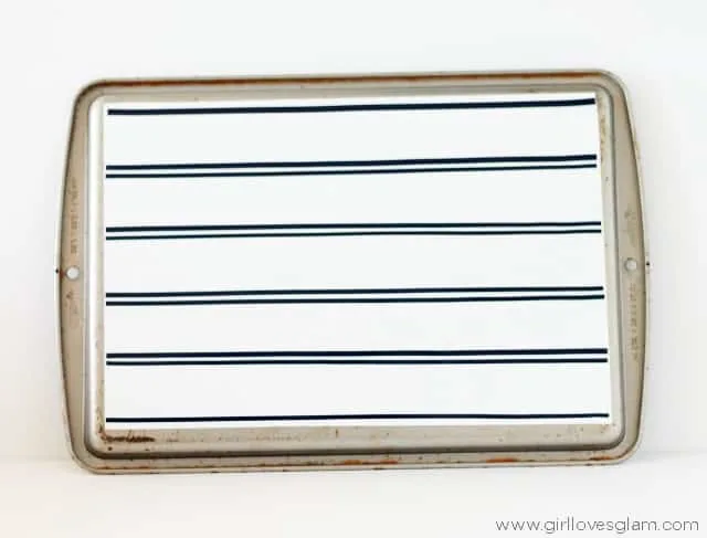 Lined Dry Erase White Board on www.girllovesglam.com