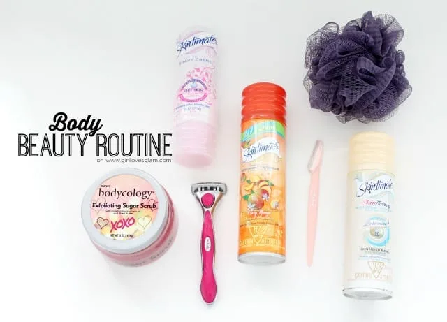 Body Beauty Routine on www.girllovesglam.com #SkintimateStars