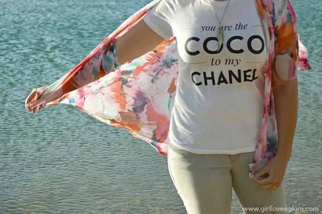 Coco Chanel quote tshirt