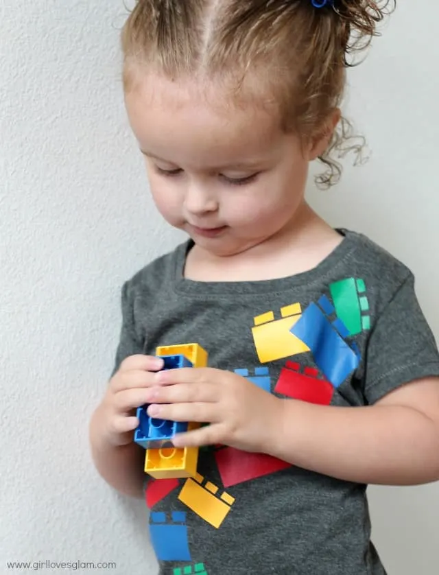 DIY Easy Lego Shirt Tutorial