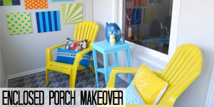 Enclosed Porch Makeover on www.girllovesglam.com