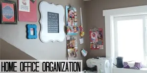 Home Office Organization on www.girllovesglam.com