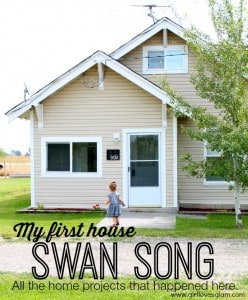 My First House Swan Song: All of the home projects that happened in this house. Tons of links to great home tutorials in one place on www.girllovesglam.com