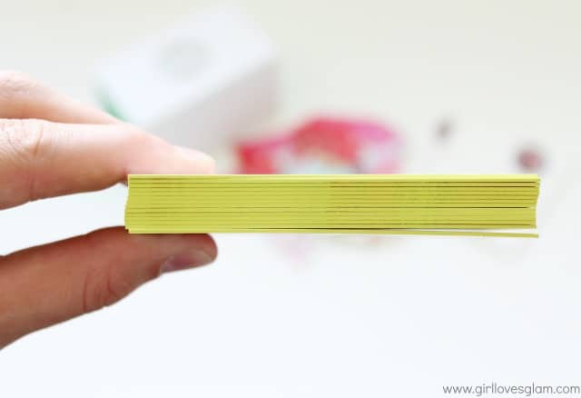 Thick business cards with painted edges