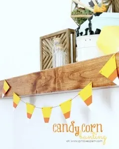 Candy Corn Bunting on www.girllovesglam.com