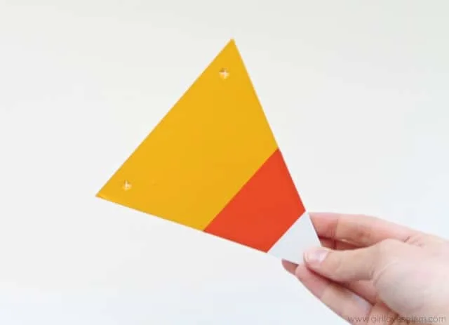 DIY Candy Corn decoration on www.girllovesglam.com