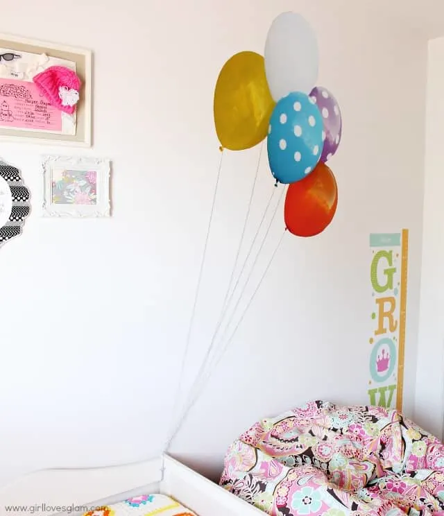 Floating Balloon Wall Decal on www.girllovesglam.com
