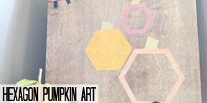 Hexagon Pumpkin Art