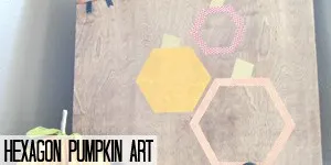 Hexagon Pumpkin Art