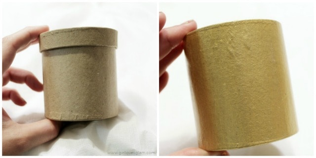How to make a DIY pencil holder on www.girllovesglam.com