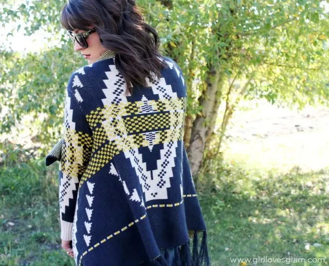 Aztec White Plum Sweater Cardigan on www.girllovesglam.com